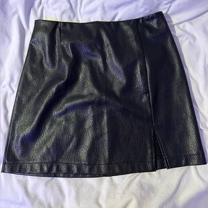 Leather skirt